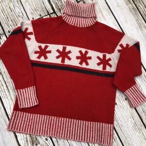 Calvin Klein Y2K 2000s Wool Blend Turtleneck Sweater